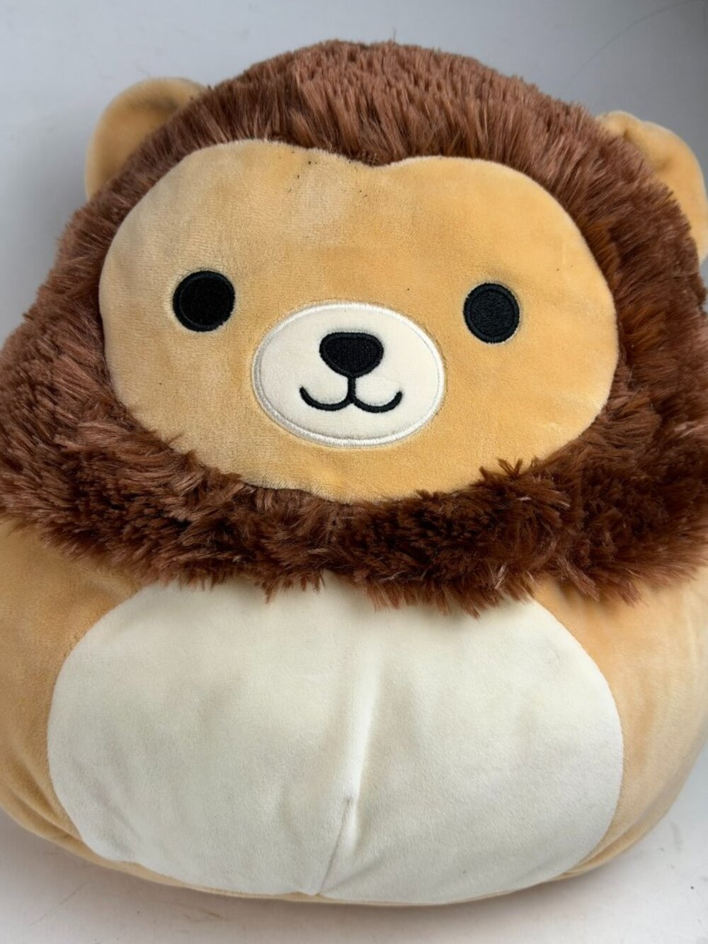 Squishmallows Francis The Lion 11" Plush Brown Fuzzy Mane Kellytoy Stuffed Toy